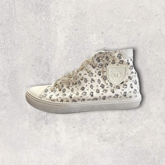 **SOLD** Saint Laurent Robot High Top Sneakers - Picture 2 of 10